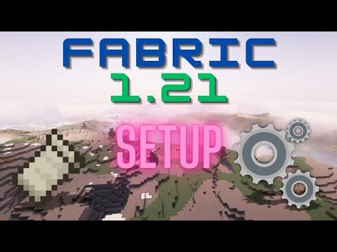 Fabric 1.21.1 Modding Tutorial - Setup